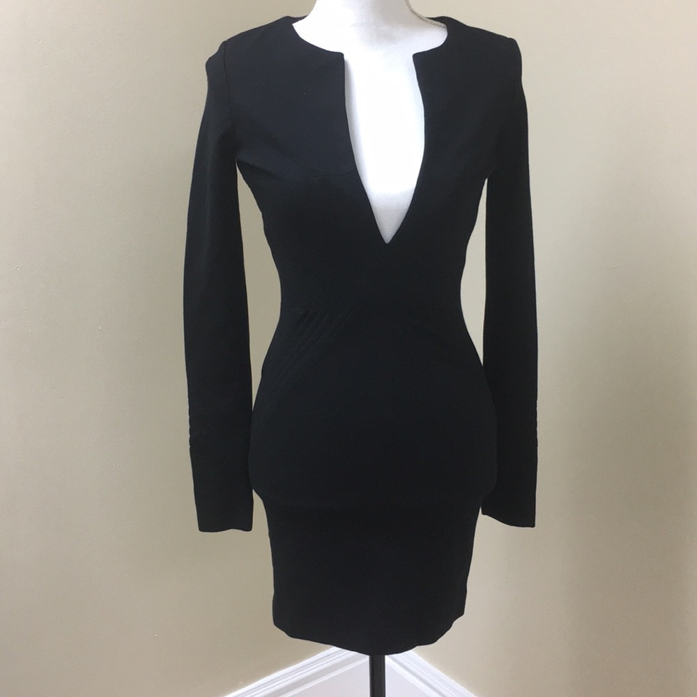 Elizabeth & James V-Neck Cocktail Dress